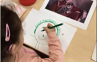 drawing King Charles