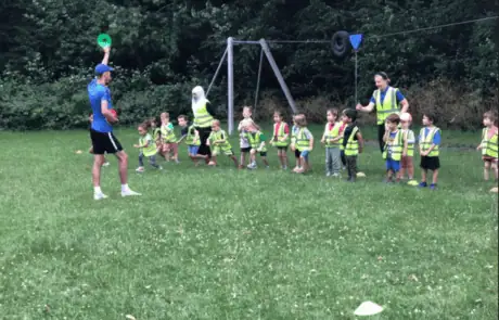 families enjoying sports day families enjoying sports day