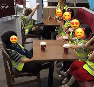 visit to our local coffee shop