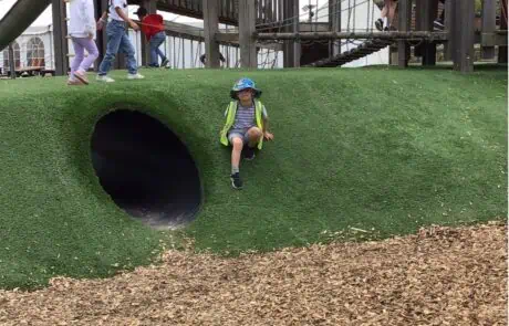 children enjoying park at odds farm
