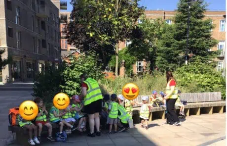 Our preschoolers out and about in Maidenhead
